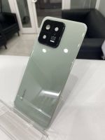 XIAOMI 13 Задняя Крышка зеленая оригинал снятая (крышка идеал, на стекле камеры трещина)