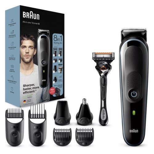 Триммер универсальный Braun MGK5365 8-в-1+ Бритва Gillette