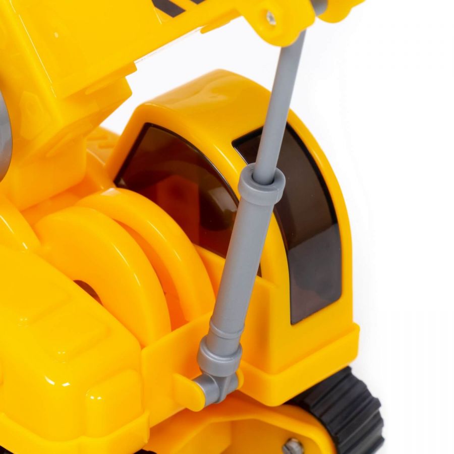 Гусеничный кран "Профи" (со светом и звуком) (в сеточке)