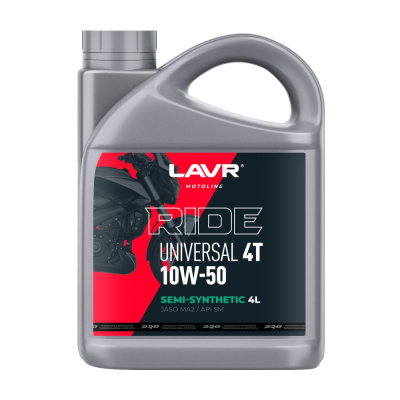 Lavr Ride Universal 4Т 10W-50 SM Motoline, 4л