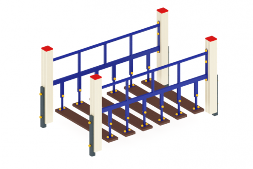 Качающийся мостик  1750х1000х900