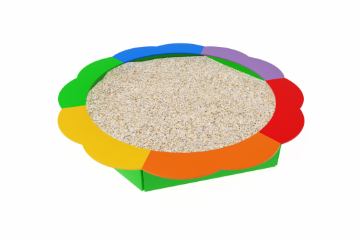 Песочница Ромашка 2600х2600х260