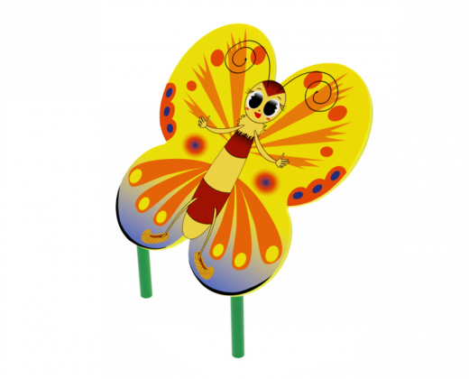 Навес для песочницы Бабочка 1200х1200х1500