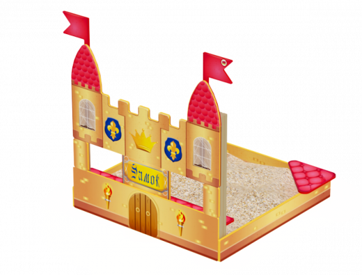 Песочница Королевство 1690х1660х1800