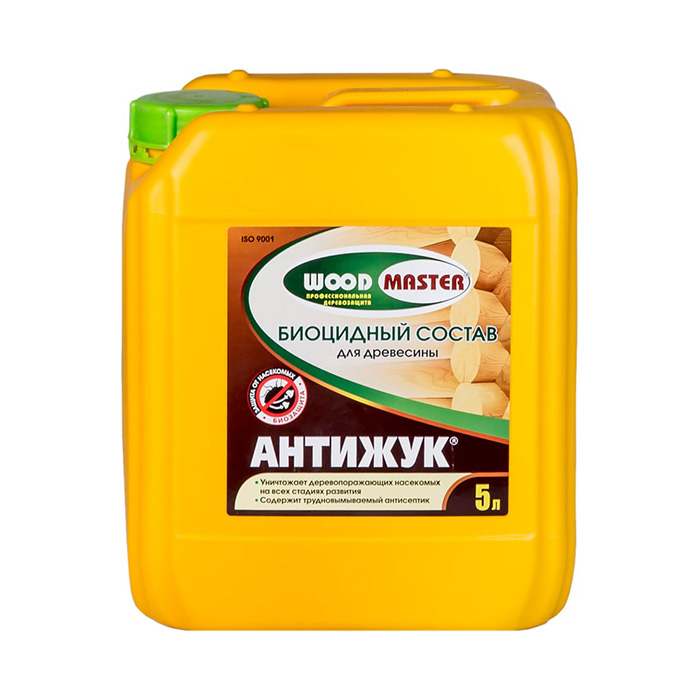 Антисептическая пропитка АНТИЖУК, ЗАО "НПП Рогнеда" бесцветный, 5л.