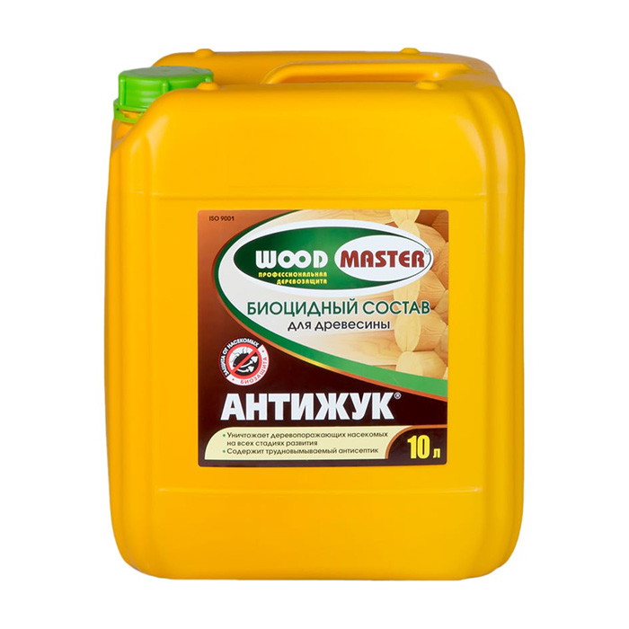 Антисептическая пропитка АНТИЖУК, ЗАО "НПП Рогнеда" бесцветный, 10л.