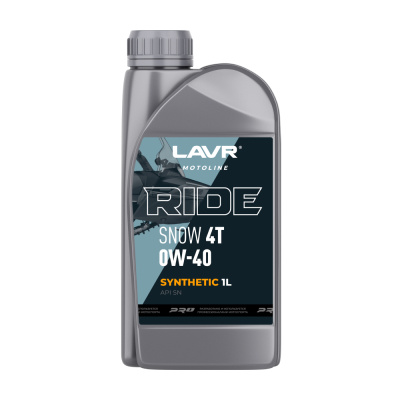 Lavr Ride Snow 4T 0W-40 SN Motoline, 1л