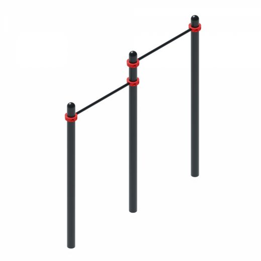 Воркаут Турник двойной (108) 2860х150х2600