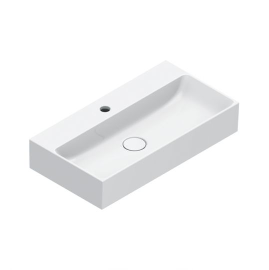 Раковина подвесная Catalano PREMIUM 220650001 65x35 см покрытие Cataglaze+ цвет белый глянцевый схема 2