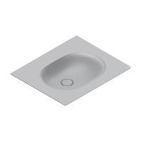 Раковина Catalano Sfera 520610023 60x50 см без отверстий цвет Cemento Satinato схема 1