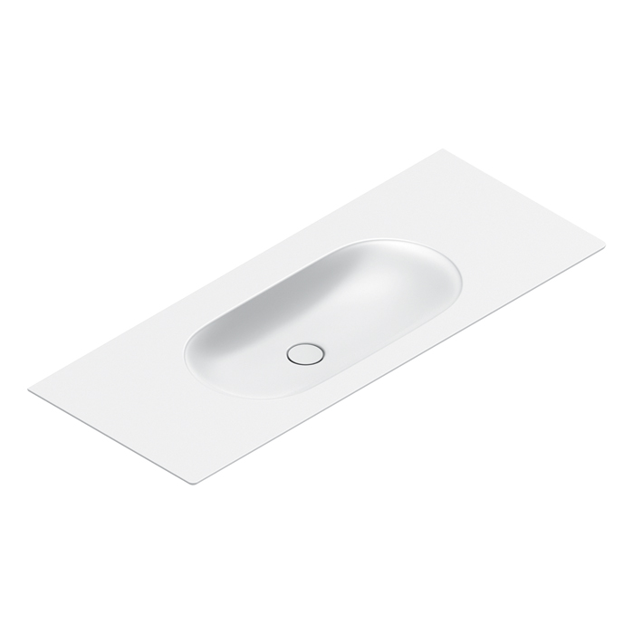 Изображение Раковина Catalano Sfera 521260021 125x50 см без отверстий цвет белый матовый