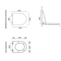 Сиденье Catalano Sfera/Zero 551300001 с микролифтом цвет белый глянцевый схема 2