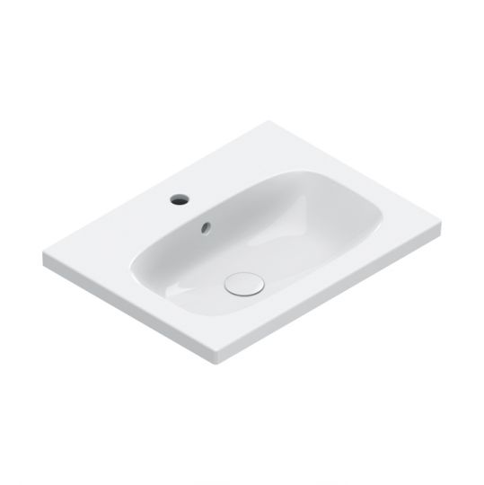 Раковина встраиваемая/подвесная Catalano Alvea 620600001 60x46 см покрытие Cataglaze+ цвет белый глянцевый схема 2