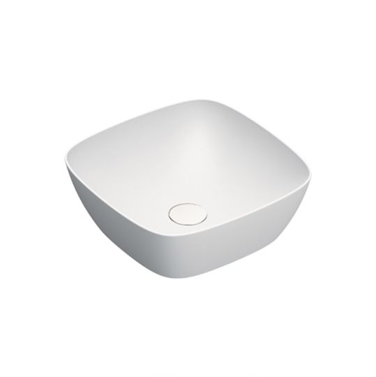 Раковина накладная Catalano Alvea 622400001 40x40 см без отв. под смеситель покрытие Cataglaze+ схема 2