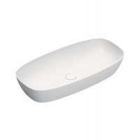 Раковина накладная Catalano Alvea 80x40 см без отв. под смеситель покрытие Cataglaze+ схема 2