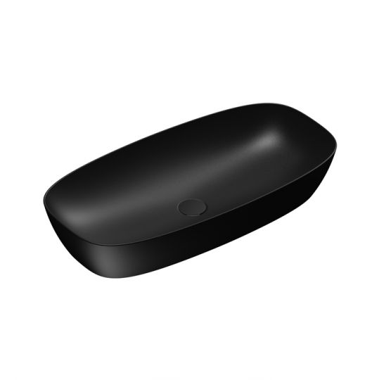 Раковина накладная Catalano Alvea 80x40 см без отв. под смеситель покрытие Cataglaze+ схема 3