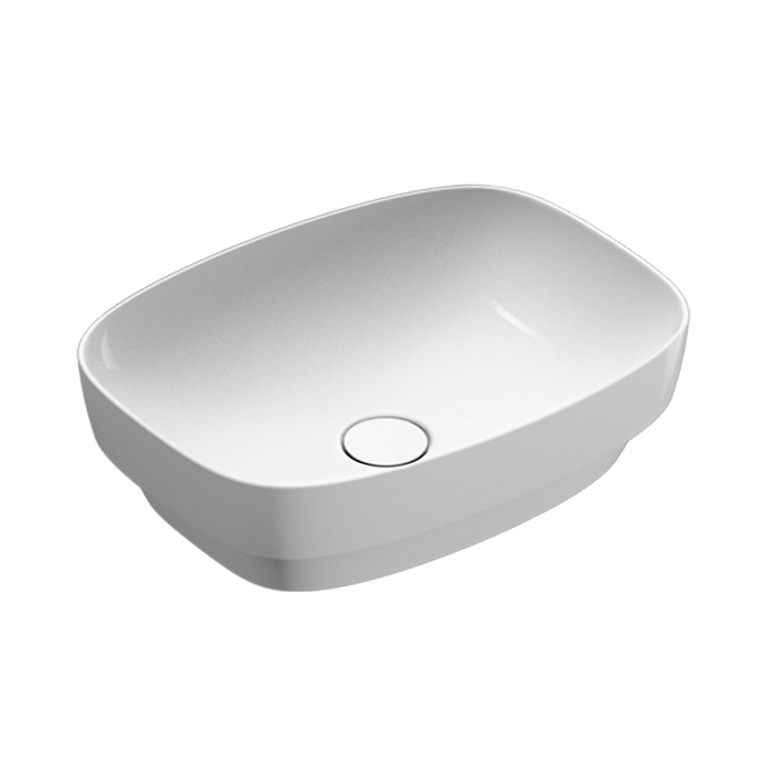 Изображение Раковина встраиваемая Catalano Alvea 624500001 50x38 см без отв. под смеситель покрытие Cataglaze+