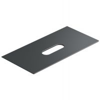 Столешница керамическая Catalano 831000022 100x50см с отверстием  цвет: черный матовый схема 1