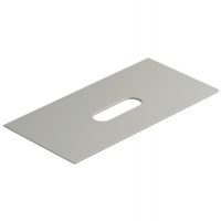 Столешница керамическая Catalano 831000023 100x50см с отверстием  цвет: Cemento Satinato схема 1