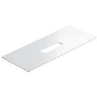 Столешница керамическая Catalano 831250001 125x50см с отверстием  цвет: белый глянцевый схема 1