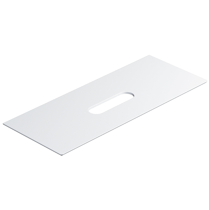 Столешница керамическая Catalano 831250021 125x50см с отверстием  цвет: белый матовый