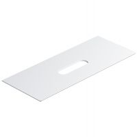 Столешница керамическая Catalano 831250021 125x50см с отверстием  цвет: белый матовый схема 1