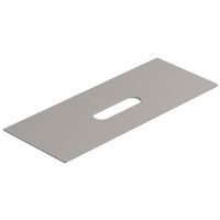 Столешница керамическая Catalano 831250032 125x50см с отверстием  цвет: Tortora Satinato схема 1