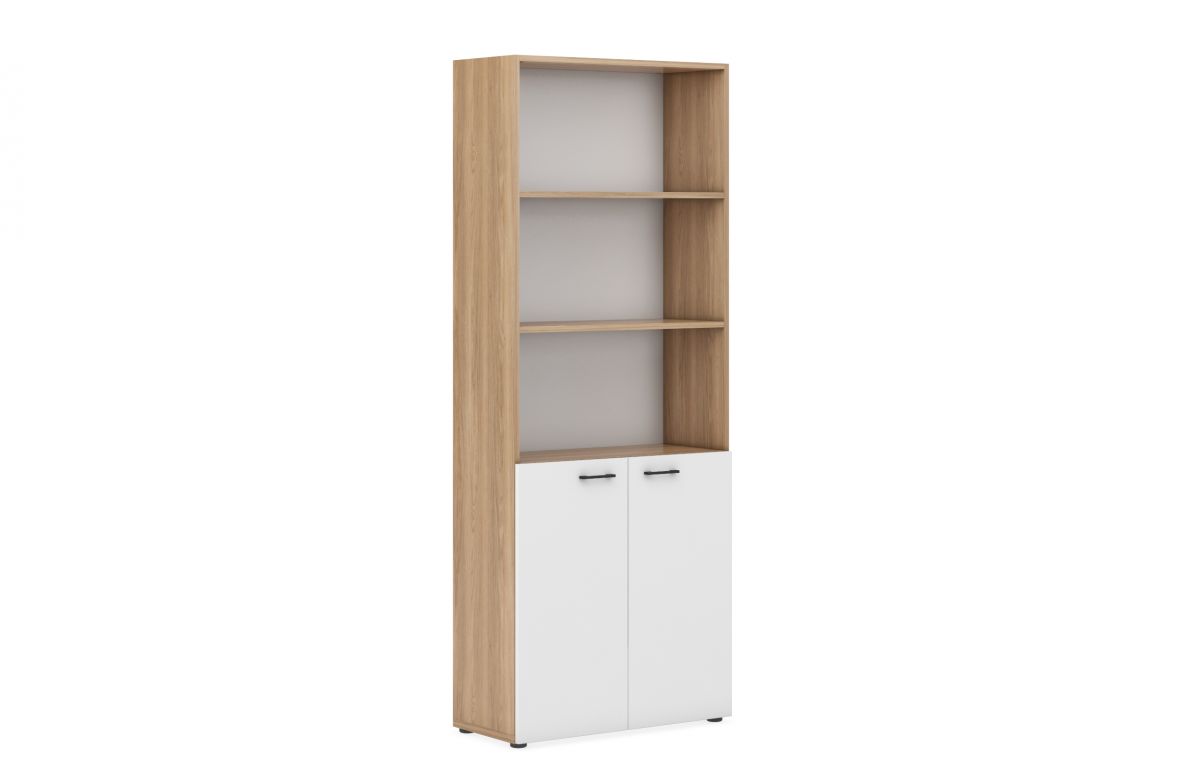 Шкаф для документов (низ малые фасады, верх открытый)