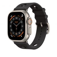 Часы Apple Watch Hermès Ultra 3 GPS + Cellular 49mm Titanium Case with Noir Scub’H Diving - оригинал