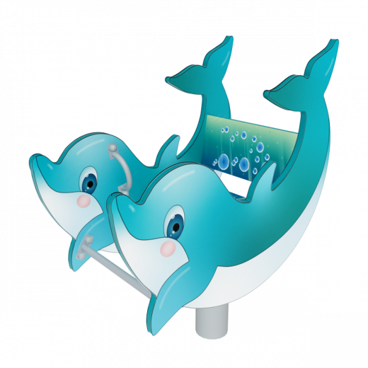 Качалка Дельфинчик 870х580х870