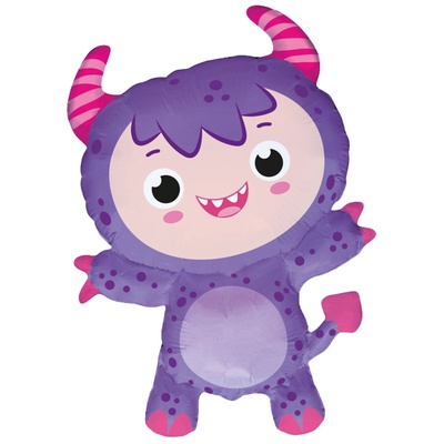 Шар Монстрик лиловый ( 87 см)