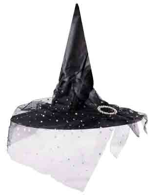 Шляпа ведьмы с  брошью (39 см)