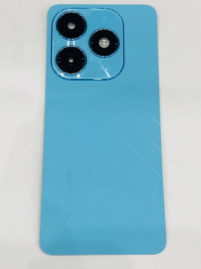 Tecno spark 20 задняя крышка синяя оригинал с разбора
