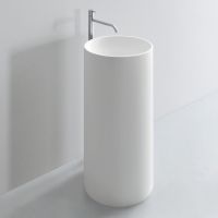 Раковина напольная NOORTH Milldue edition TUBE 44х44x87 см из Ceramilux слив в пол, цвет белый матовый схема 1 Раковина напольная NOORTH Milldue edition TUBE 44х44x87 см из Ceramilux слив в пол, цвет белый матовый схема 1