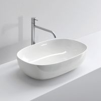 Раковина накладная NOORTH Milldue edition DEN E60 60,5х38,5х14,5 см из керамики, цвет белый глянцевый схема 1