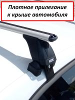 Багажник на крышу Тойота Приус Альфа (Toyota Prius Alpha, универсал, 2011-2021), аэродинамические дуги (53 мм)