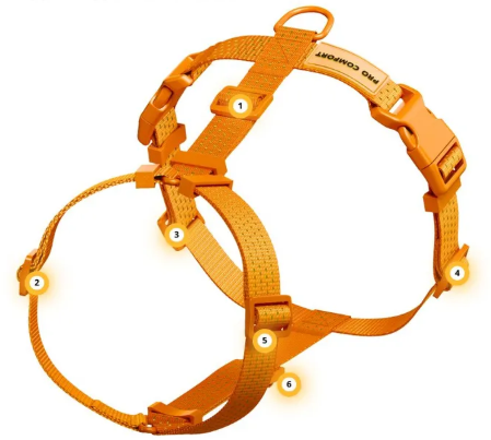 Шлейка для собак "про комфорт" M