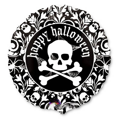 Набор шаров "Череп с орнаментом" (5 шт)