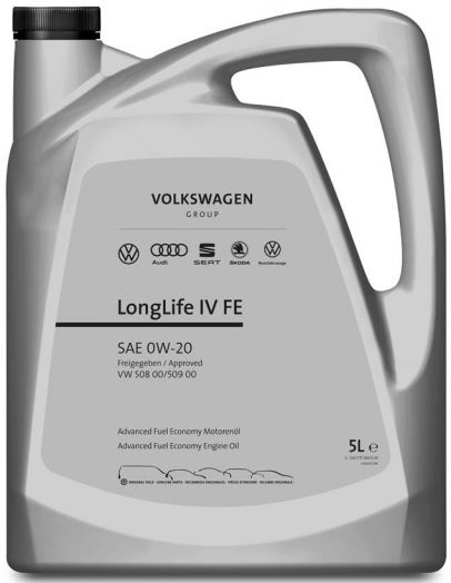 VAG Longlife IV FE 0W-20, 5л