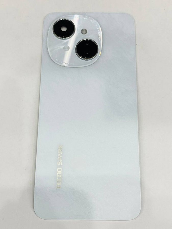 Tecno Spark Go 1 задняя крышка белая оригинал с разбора