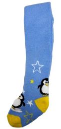 Детские махровые колготки "Пингвин" С7821