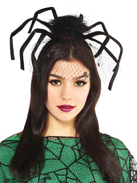 Ободок Паук вуаль