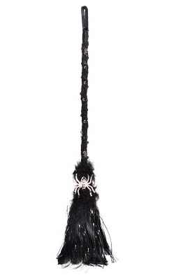 Метла Ведьмы с пауком ( 48 см)