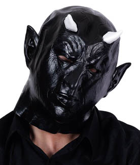 Маска Дьявол черный