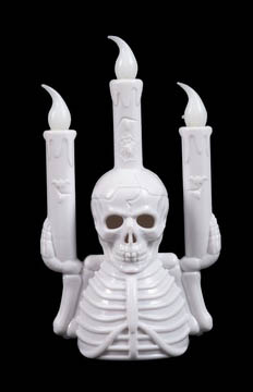 Свеча "Скелет" (13см, 12 шт)