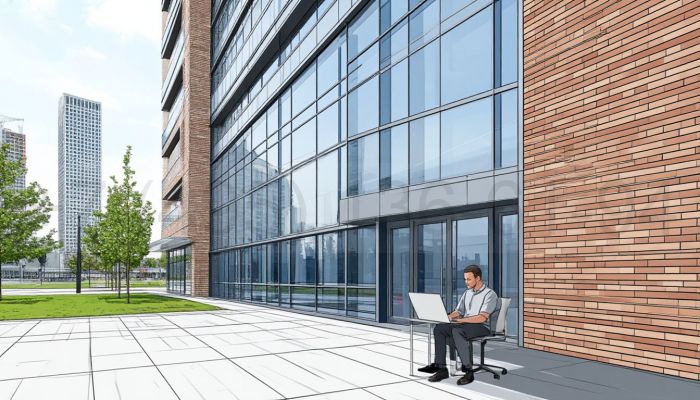 Проект вентилируемого фасада из клинкерной плитки стадия КМ (КМД)