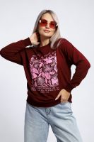 Толстовка 80047 [бордовый]