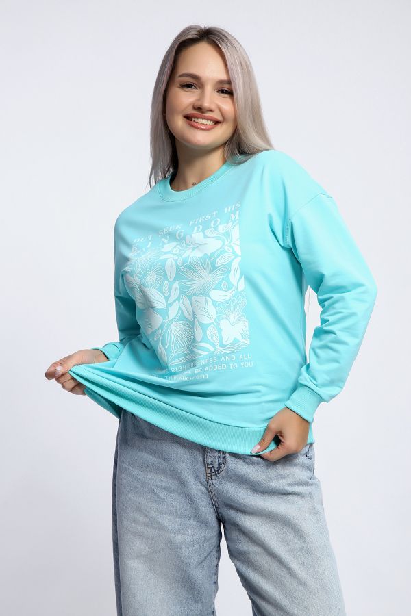 Толстовка 80047 [ментол]