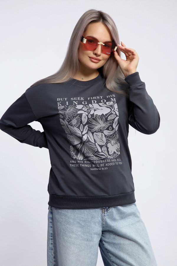 Толстовка 80047 [темно-серый]