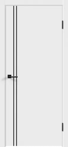 Дверь эмаль Velldoris FLAT M2, молдинг черный, кромка черная Дверь эмаль Velldoris FLAT M2, молдинг черный, кромка черная